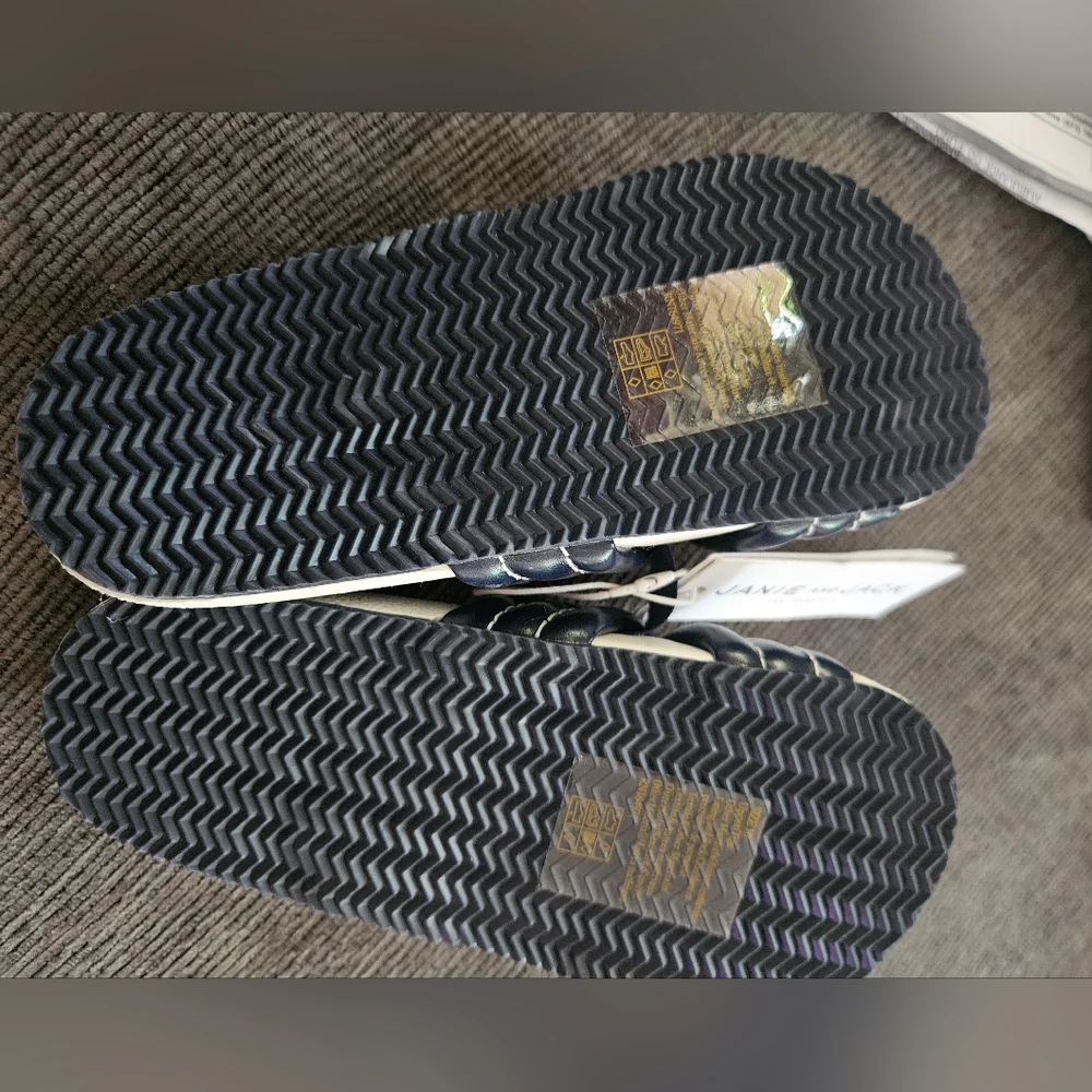 Janie and Jack Pool Slide in Navy Size 10